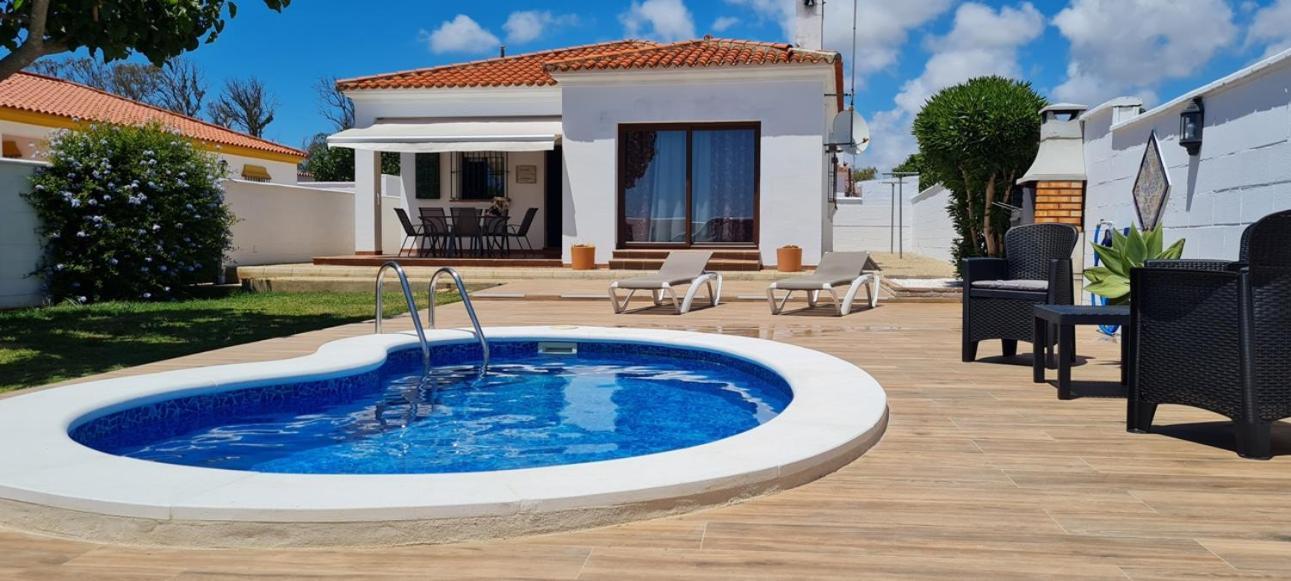 Chalet Las Adelfas Chaparrillo Conil De La Frontera Exteriör bild